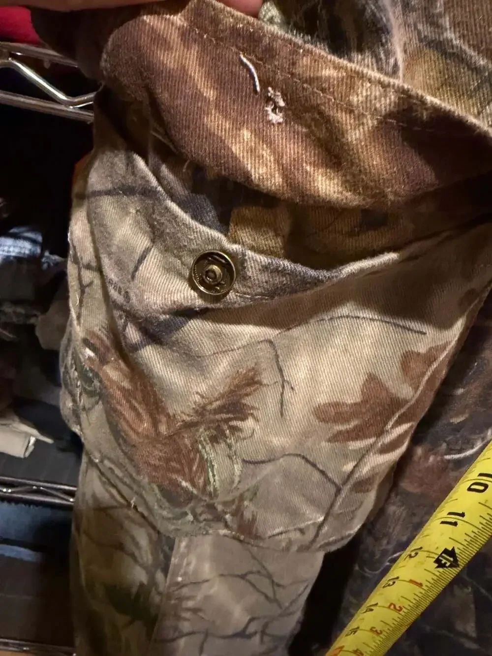 Vintage Realtree AP Camouflage Hunting Overalls Bibs Cargo Pockets
